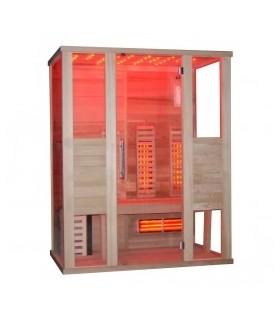 Sauna infrarouge Alès 3 à 4 places luxe