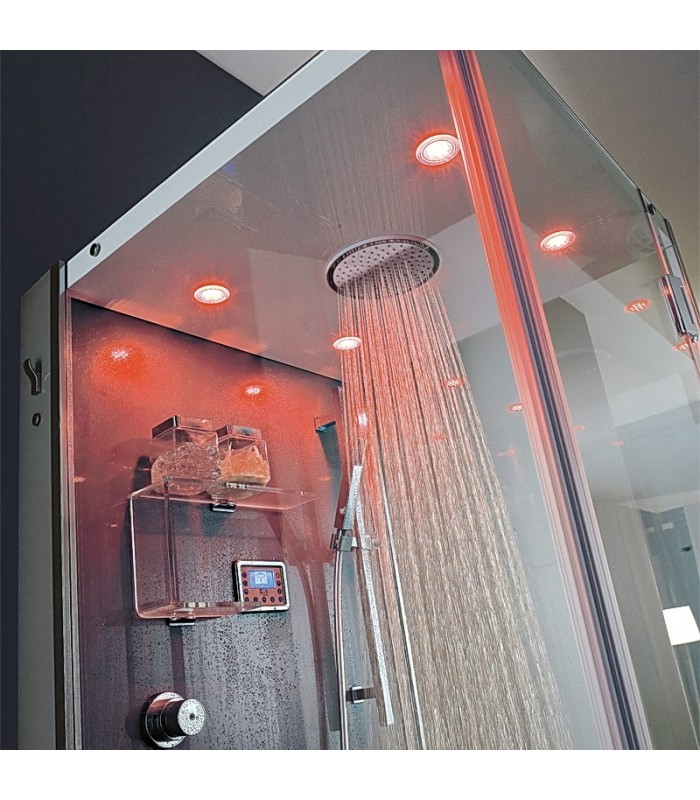 cabine de douche balneo hammam haut de gamme Black moon 1 luxe