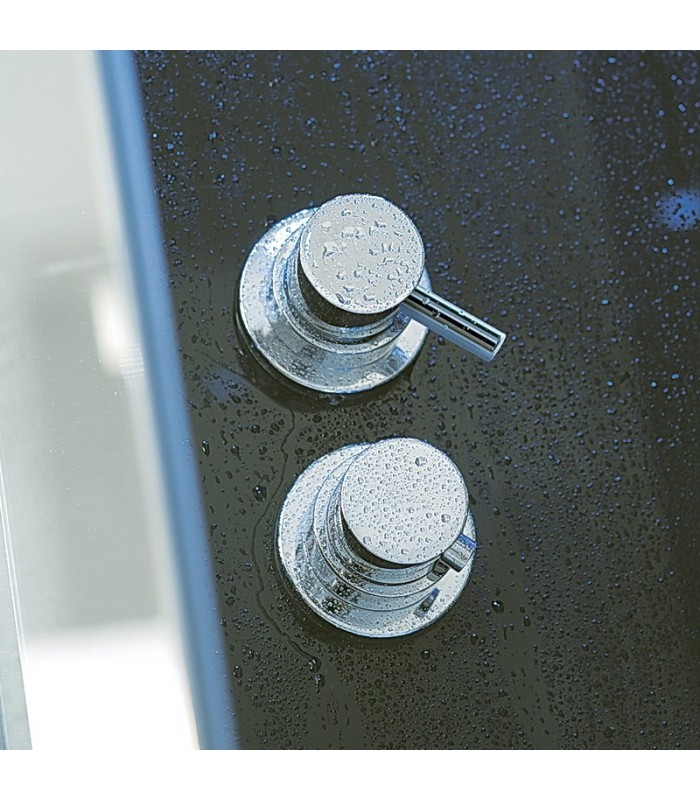 cabine de douche balneo hammam haut de gamme Black moon 1 luxe