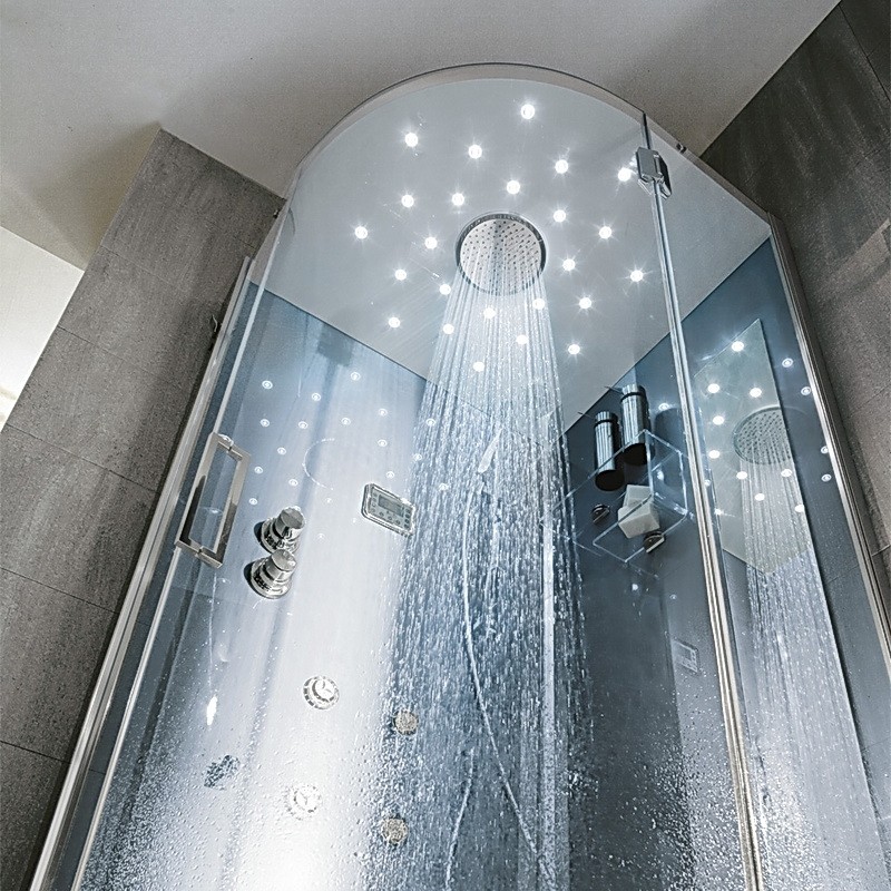douche hammam hydromassante 2 places Blacksphere design