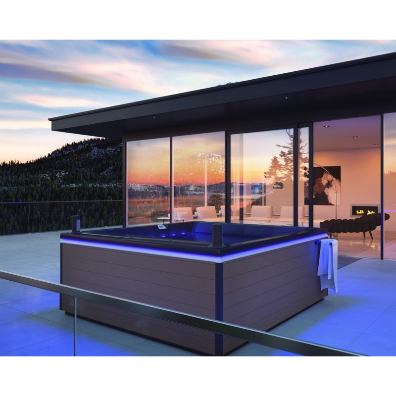 Spa jacuzzi Aposia haut de gamme 2 places allongées et 3 assises Spa jacuzzi Aposia haut de gamme 2 places allongées et 3 assises
