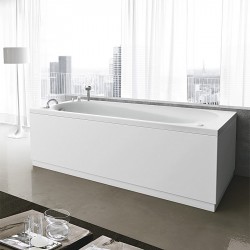 Baignoire balnéo ronde ALISE encastrable luxe