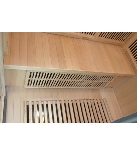 Sauna infrarouge luxe 3 places Aurore design