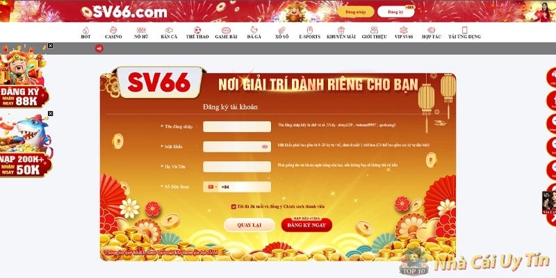 Hướng dẫn cá cược đúng quy trình tại SV66